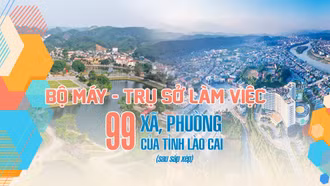 Bộ máy - trụ sở làm việc 99 xã, phường của tỉnh Lào Cai