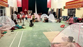Chiềng Ken di chuyển hơn 300 nhân khẩu để tránh hoàn lưu bão số 11