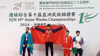 Tài năng wushu đầy hứa hẹn