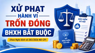 Xử phạt hành vi trốn đóng BHXH bắt buộc
