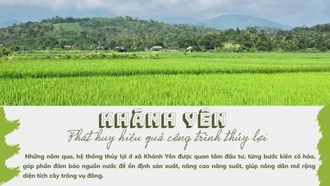 Khánh Yên phát huy hiệu quả công trình thủy lợi
