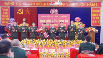 Đại hội Đảng bộ Đồn Biên phòng Tả Gia Khâu nhiệm kỳ 2025 - 2030