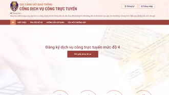 Bộ Công an vận hành trang thông tin mới cung cấp dịch vụ công về cấp, đổi giấy phép lái xe