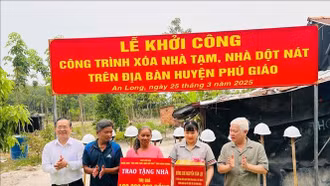 Xóa nhà tạm, xây tương lai