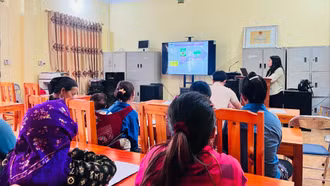 Tập huấn kỹ thuật trồng, chăm sóc, thu hoạch lạc đỏ và quản lý, sử dụng nhãn hiệu tập thể “Lạc đỏ Si Ma Cai” 