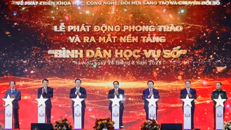 Thủ tướng phát động phong trào "Bình dân học vụ số" toàn dân