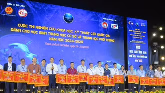 Hơn 200 dự án của học sinh dự thi nghiên cứu khoa học cấp quốc gia