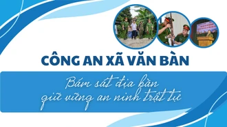 Công an xã Văn Bàn bám sát địa bàn, giữ vững an ninh, trật tự