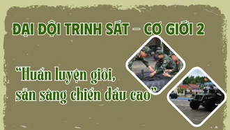 Đại đội Trinh sát - Cơ giới 2: “Huấn luyện giỏi, sẵn sàng chiến đấu cao”