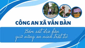 Công an xã Văn Bàn bám sát địa bàn, giữ vững an ninh, trật tự