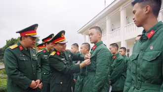 Bộ Chỉ huy Quân sự tỉnh Lào Cai kiểm tra công tác bảo đảm hậu cần cho huấn luyện chiến sĩ mới