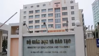 Bộ Giáo dục và Đào tạo giảm 5 đơn vị sau sắp xếp
