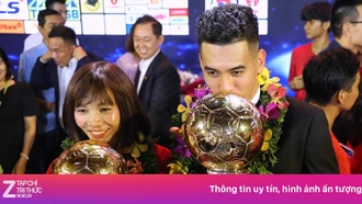 Tiến Linh giành Quả bóng vàng Việt Nam 2024