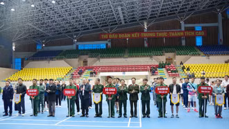 Sôi nổi Giải thể dục - thể thao chào mừng ngày thành lập Quân đội nhân dân Việt Nam