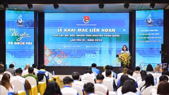 Khai mạc Liên hoan câu lạc bộ, đội, nhóm tình nguyện toàn quốc