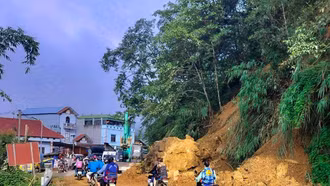 Các tuyến giao thông bị ảnh hưởng do mưa lũ cơ bản đã thông tuyến bước 1