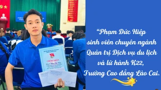 “Sinh viên 5 tốt” Phạm Đức Hiệp