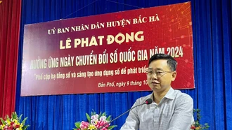 Bắc Hà phát động hưởng ứng “Ngày Chuyển đổi số quốc gia” năm 2024