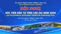 Hội nghị Xúc tiến đầu tư tỉnh Lào Cai năm 2026 với chủ đề: “Lào Cai - Kết nối phát triển - Xanh và bền vững”