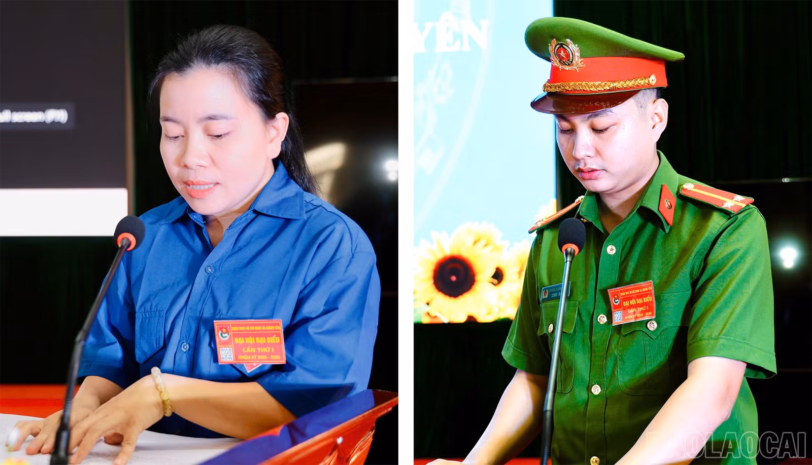 Các đại biểu phát biểu tham luận tại đại hội.