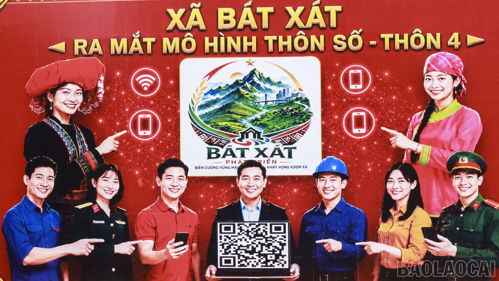 Khu vực chụp ảnh lưu niệm đã hoàn thiện.