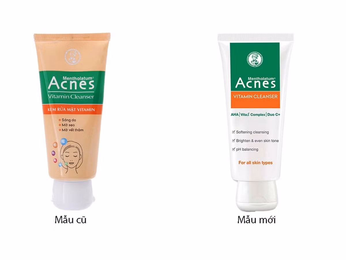 Kem rửa mặt Vitamin Acnes - tuýp 50g, do Công ty TNHH Rohto - Mentholatum (Việt Nam) chịu trách nhiệm đưa ra thị trường bị thu hồi toàn quốc. (Ảnh chụp màn hình)