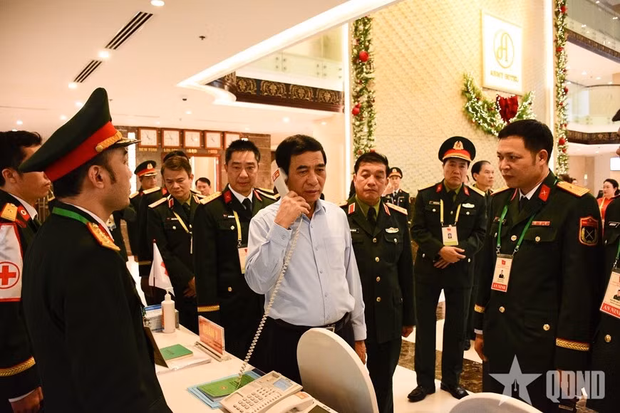 Đại tướng Phan Văn Giang: Phục vụ đại biểu dự Đại hội tuyệt đối không để xảy ra sơ suất, dù là nhỏ nhất ảnh 1