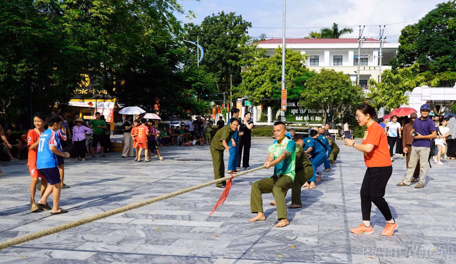 Một số môn thi trong hội thi.