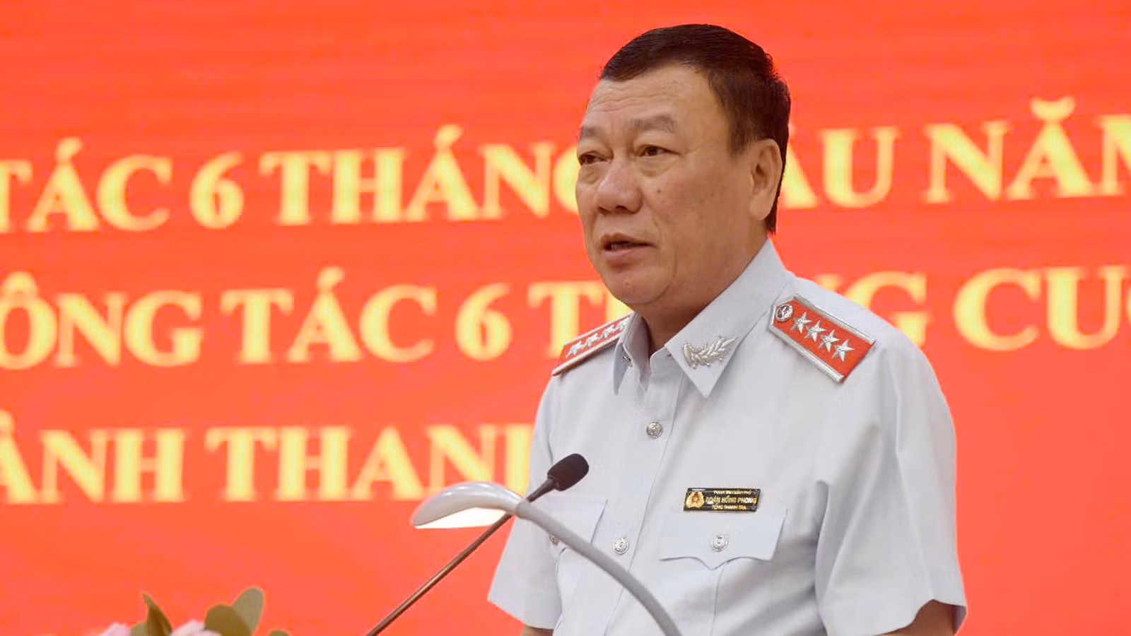 Tổng Thanh tra Chính phủ Đoàn Hồng Phong phát biểu tại Hội nghị
