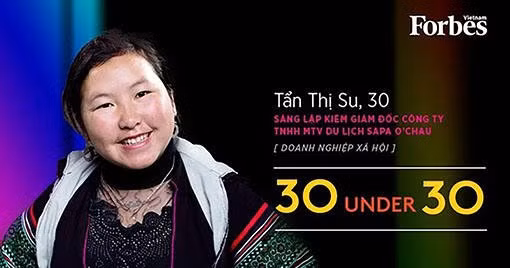 Năm 2016, Tẩn Thị Shu trở thành người Mông đầu tiên được Forbes Vietnam vinh danh