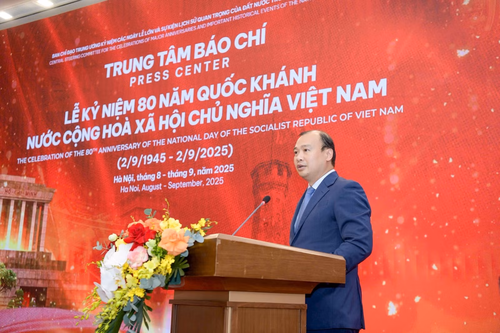 Thứ trưởng Thường trực Bộ Văn hóa, Thể thao và Du lịch Lê Hải Bình phát biểu.
