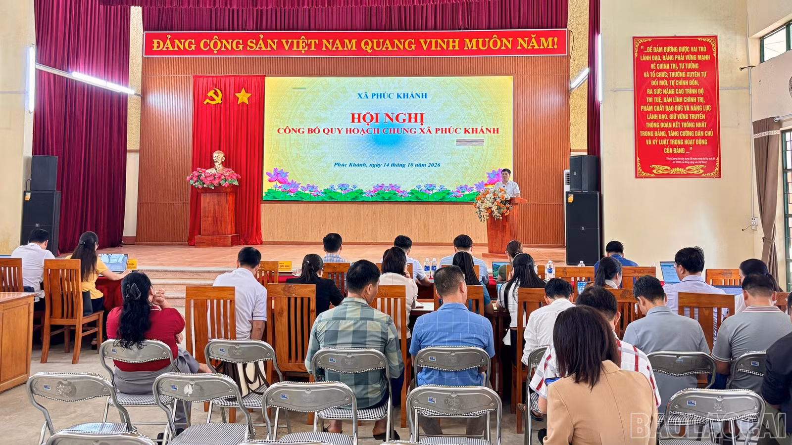 Quang cảnh buổi lễ công bố quy hoạch.