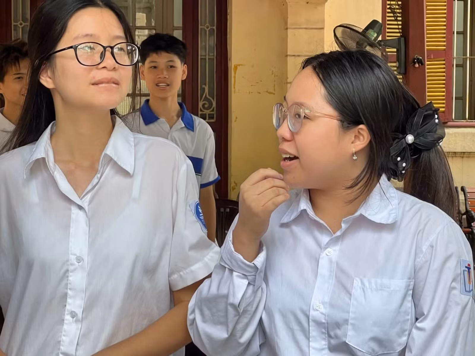 Học sinh dự kỳ thi tuyển sinh vào lớp 10 của Hà Nội năm ngoái (ảnh: Hà Linh)