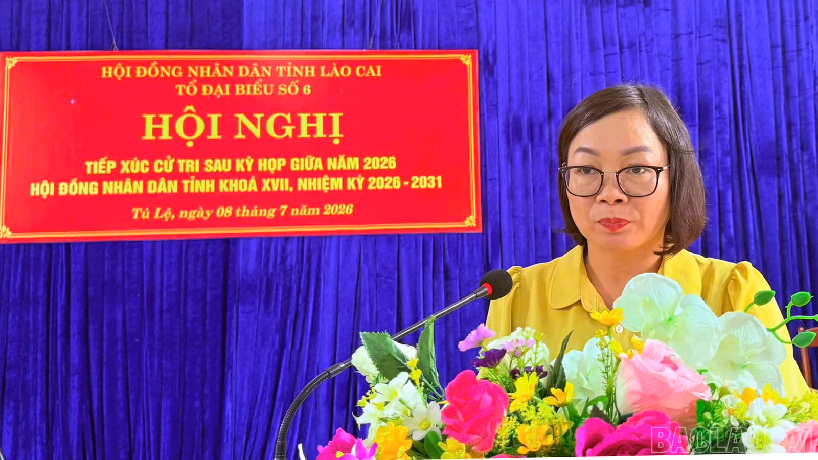 Đại diện Tổ đại biểu số 6 HĐND tỉnh đã thông tin đến cử tri kết quả Kỳ họp giữa năm 2026 HĐND tỉnh khóa XVII.