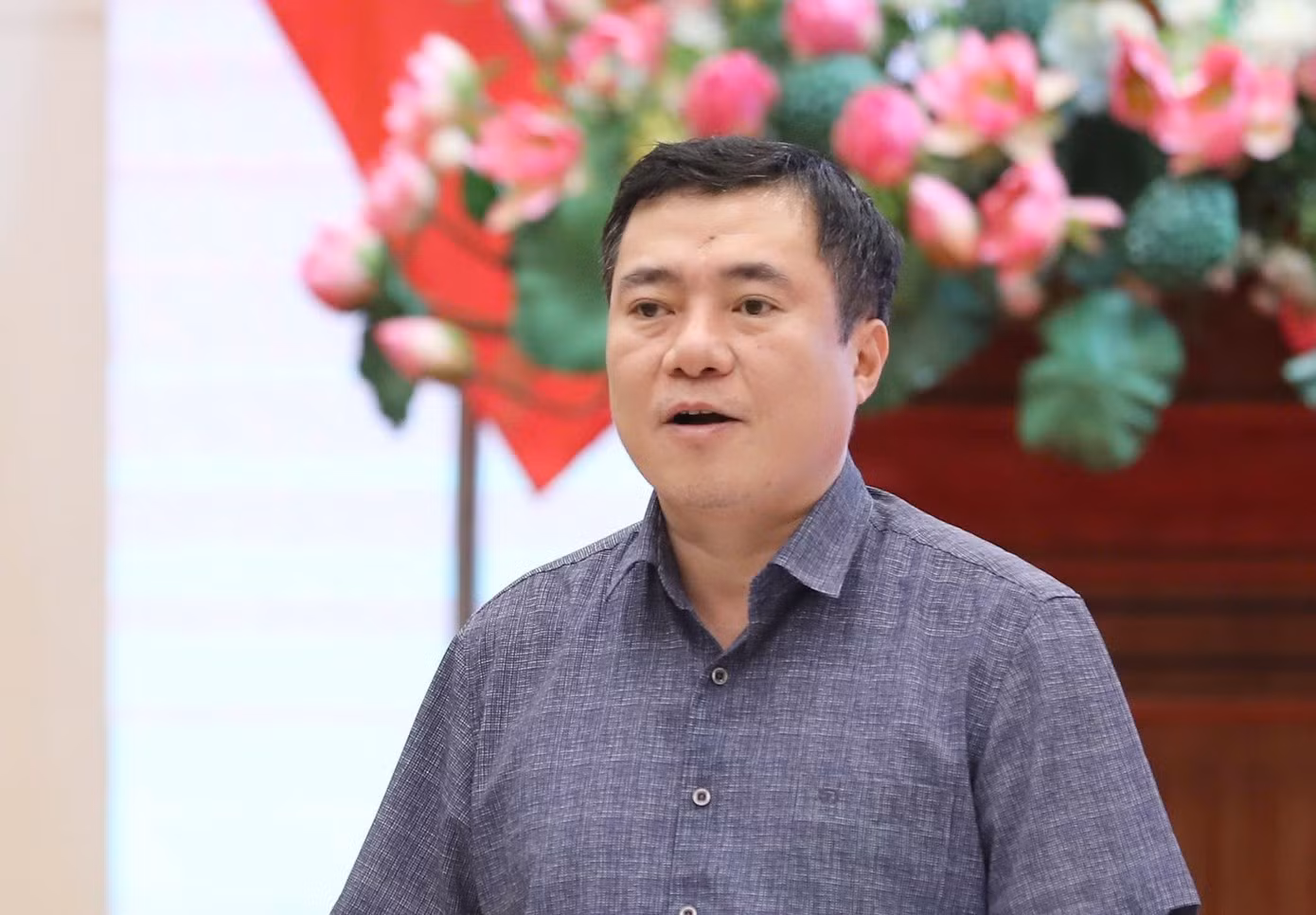 Thứ trưởng Bộ Công Thương Nguyễn Sinh Nhật Tân.