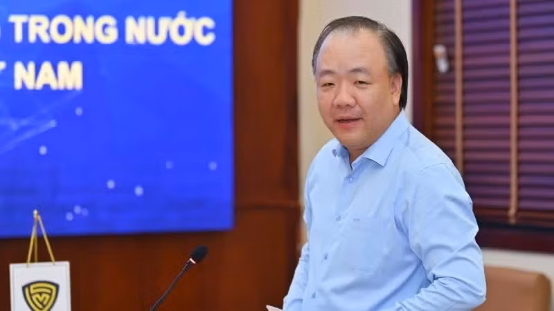 Cục trưởng Quản lý và Phát triển thị trường trong nước Trần Hữu Linh. (Ảnh: B.T)