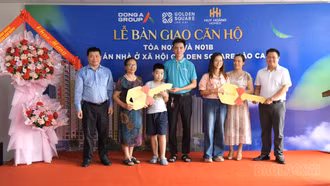 Bàn giao những căn hộ đầu tiên tại dự án nhà ở xã hội Golden Square
