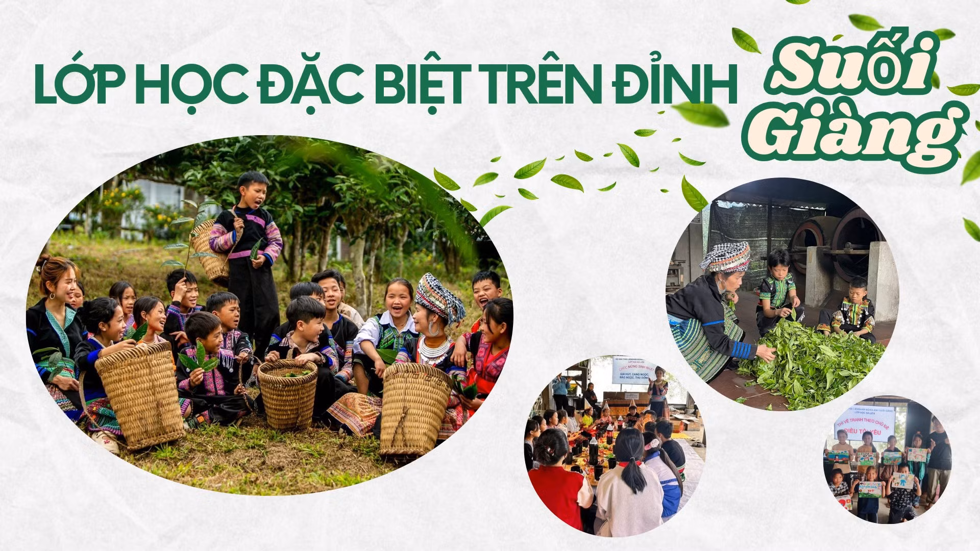 Lớp học đặc biệt trên đỉnh Suối Giàng