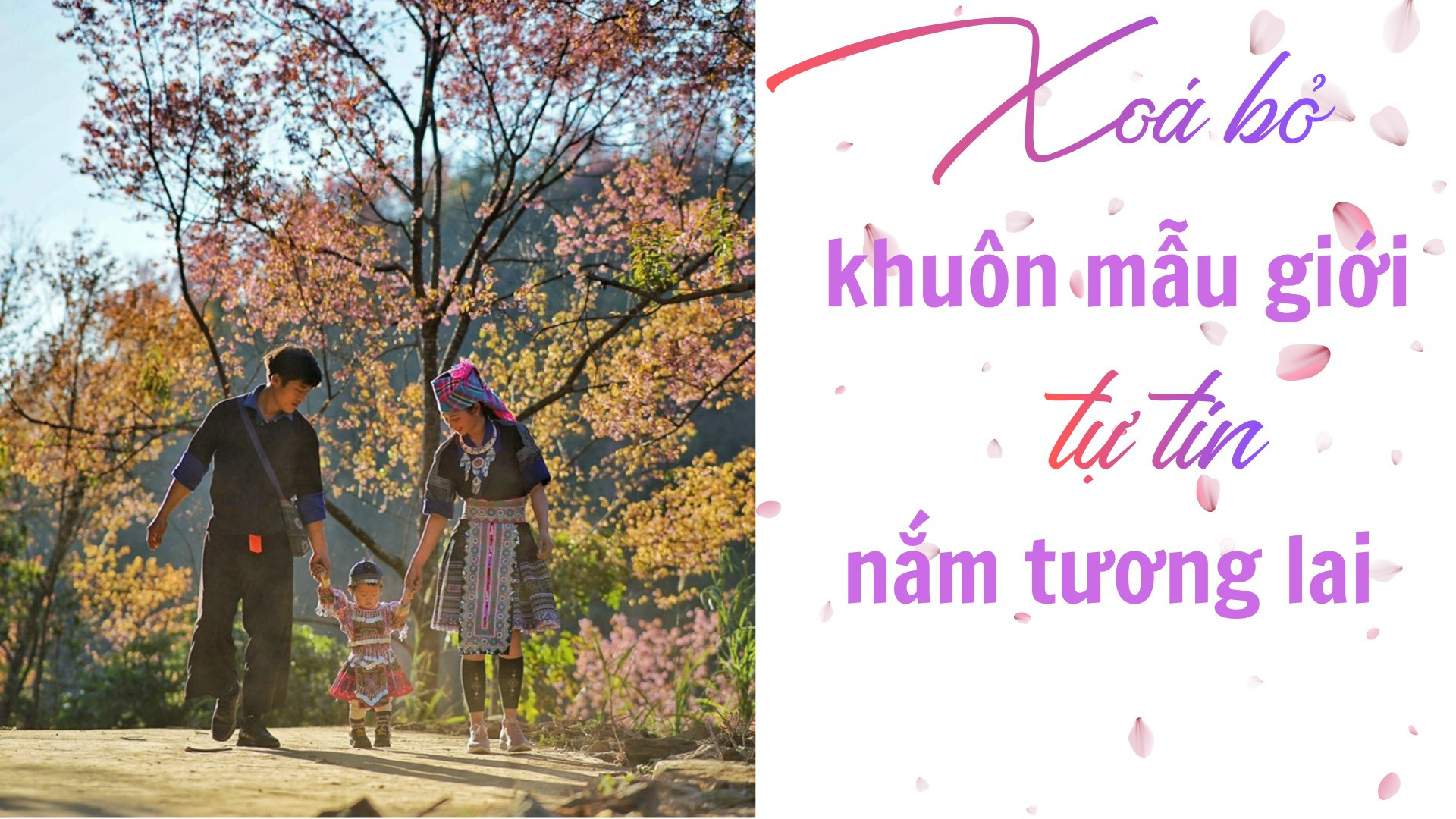 Xóa bỏ khuôn mẫu giới tự tin nắm tương lai