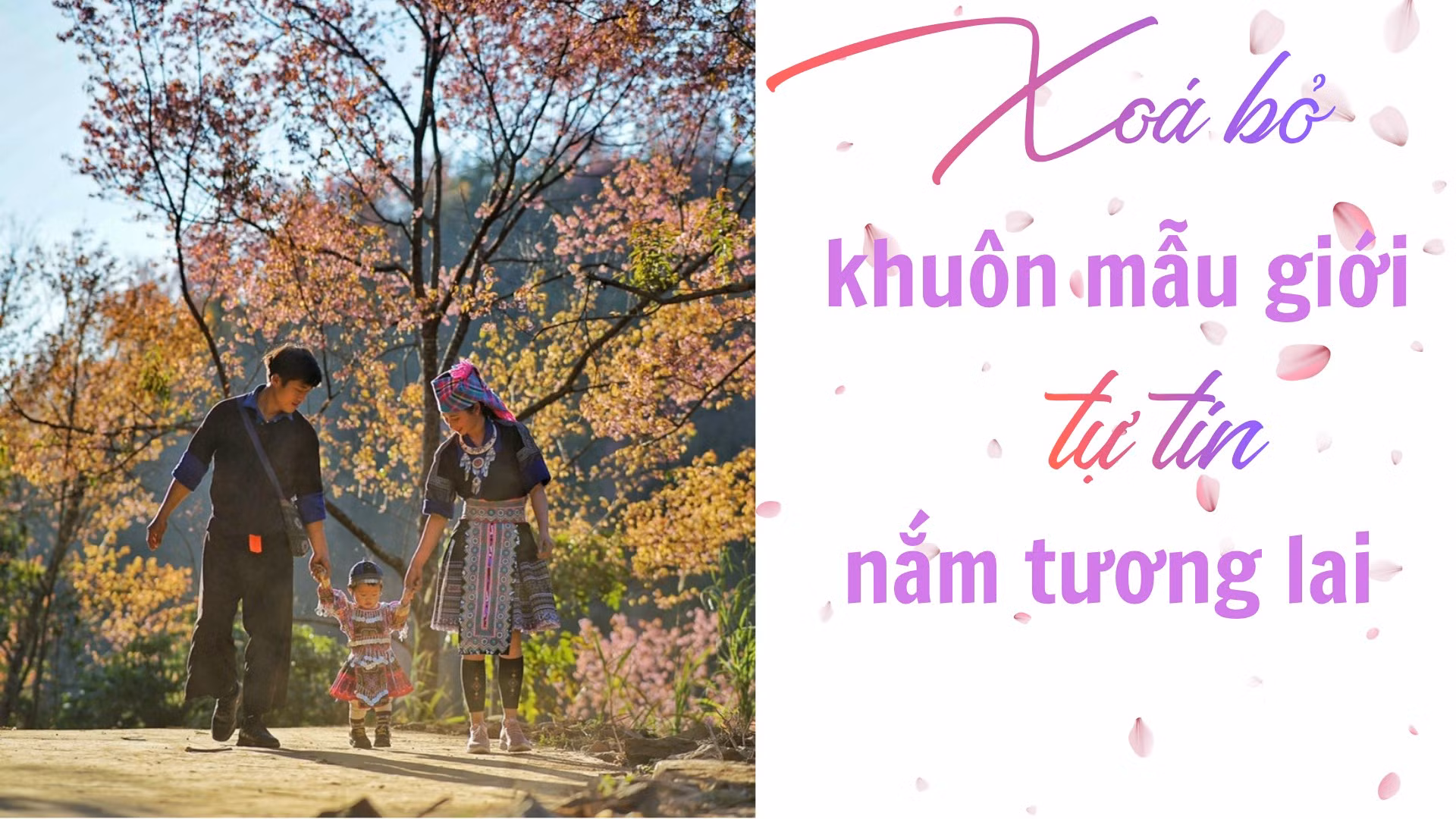 Xóa bỏ khuôn mẫu giới tự tin nắm tương lai