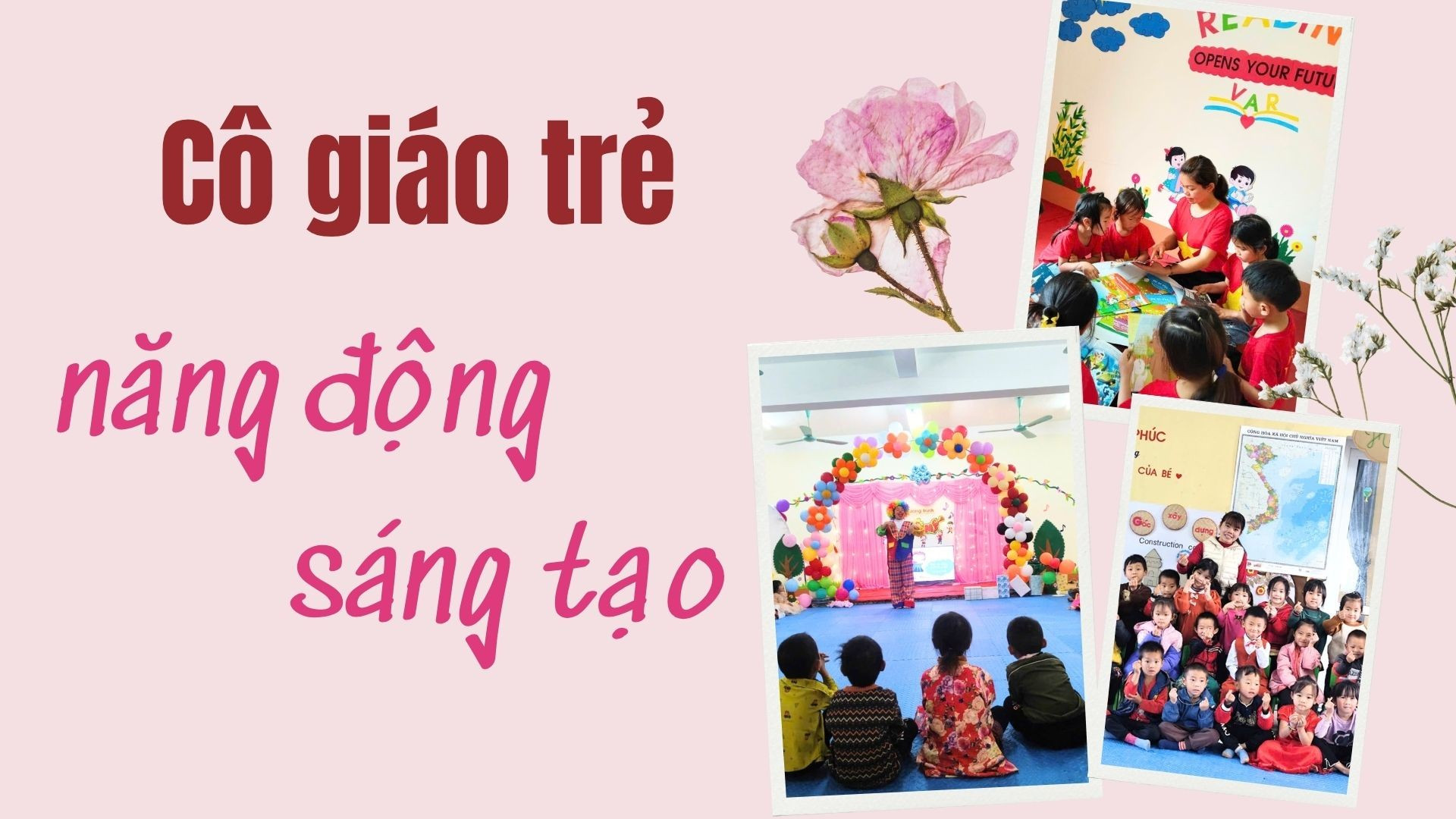 Cô giáo trẻ năng động, sáng tạo