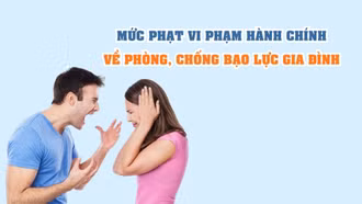Mức phạt vi phạm hành chính về phòng, chống bạo lực gia đình