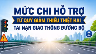 Mức chi hỗ trợ từ Quỹ giảm thiểu thiệt hại tai nạn giao thông đường bộ