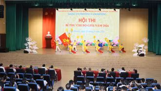80 thí sinh tham gia Hội thi Bí thư chi bộ giỏi năm 2026 của phường Cam Đường