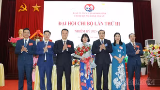 Đại hội Chi bộ Ban Nội chính Tỉnh ủy lần thứ III