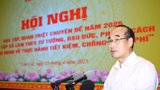 Để mỗi cán bộ, đảng viên học và làm theo Bác về thực hành tiết kiệm, chống lãng phí
