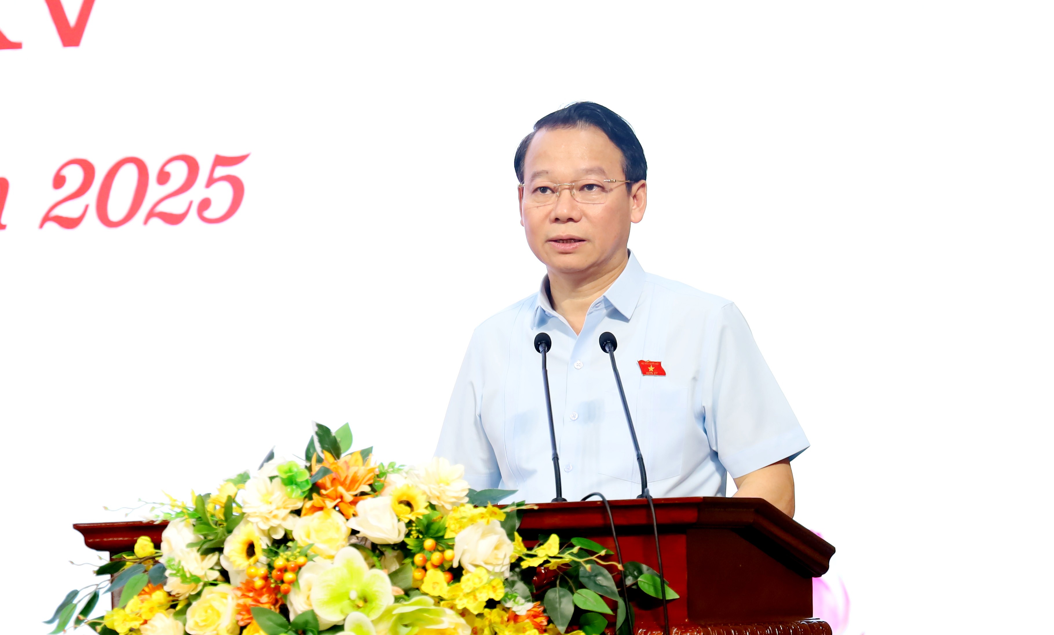 Bộ trưởng Đỗ Đức Duy phát biểu tại hội nghị. img-8237.jpg
