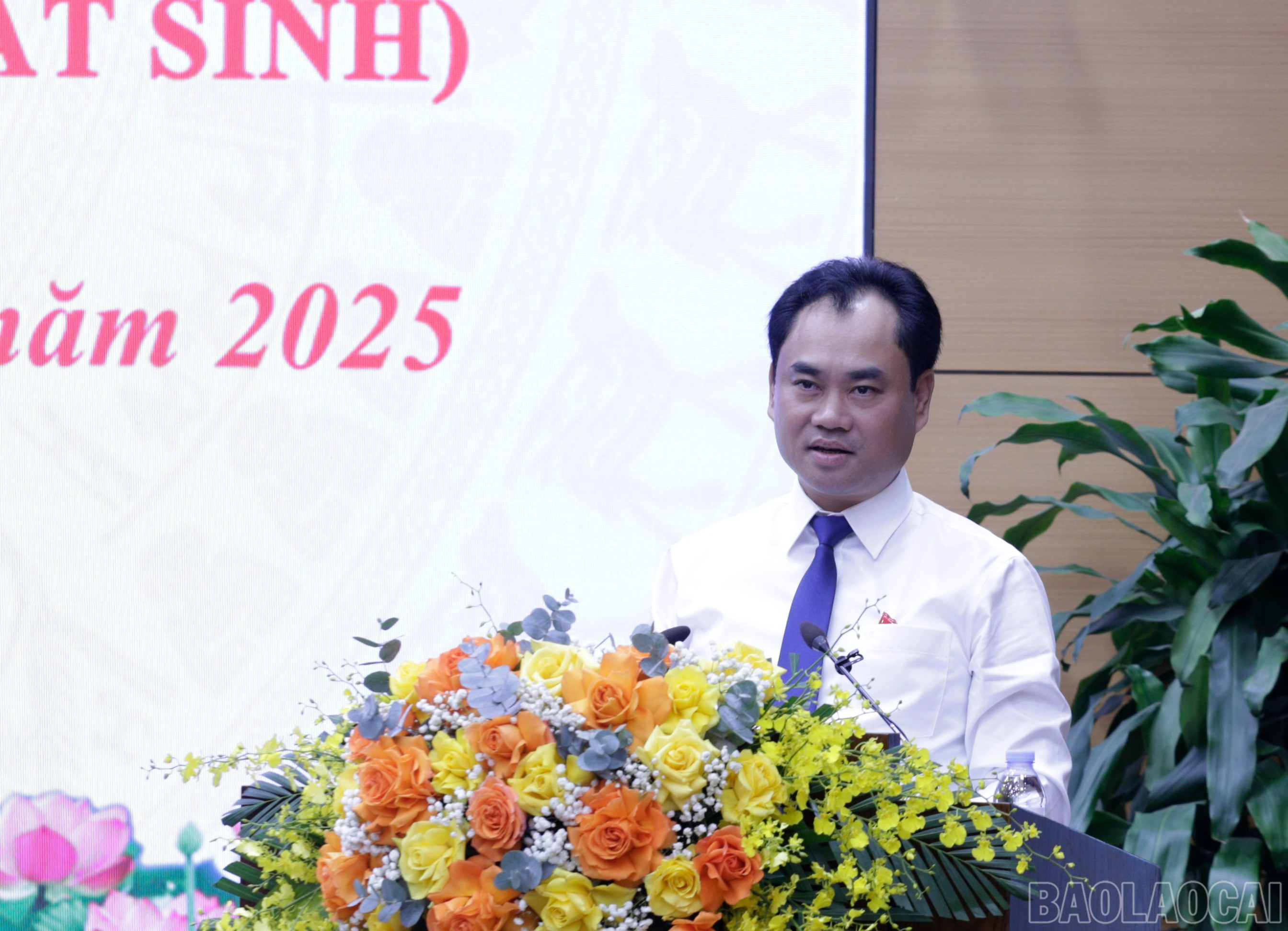 Đồng chí Bí thư Tỉnh ủy, Chủ tịch HĐND tỉnh Trịnh Việt Hùng phát biểu bế mạc kỳ họp. baolaocai-br_mg-0025.jpg