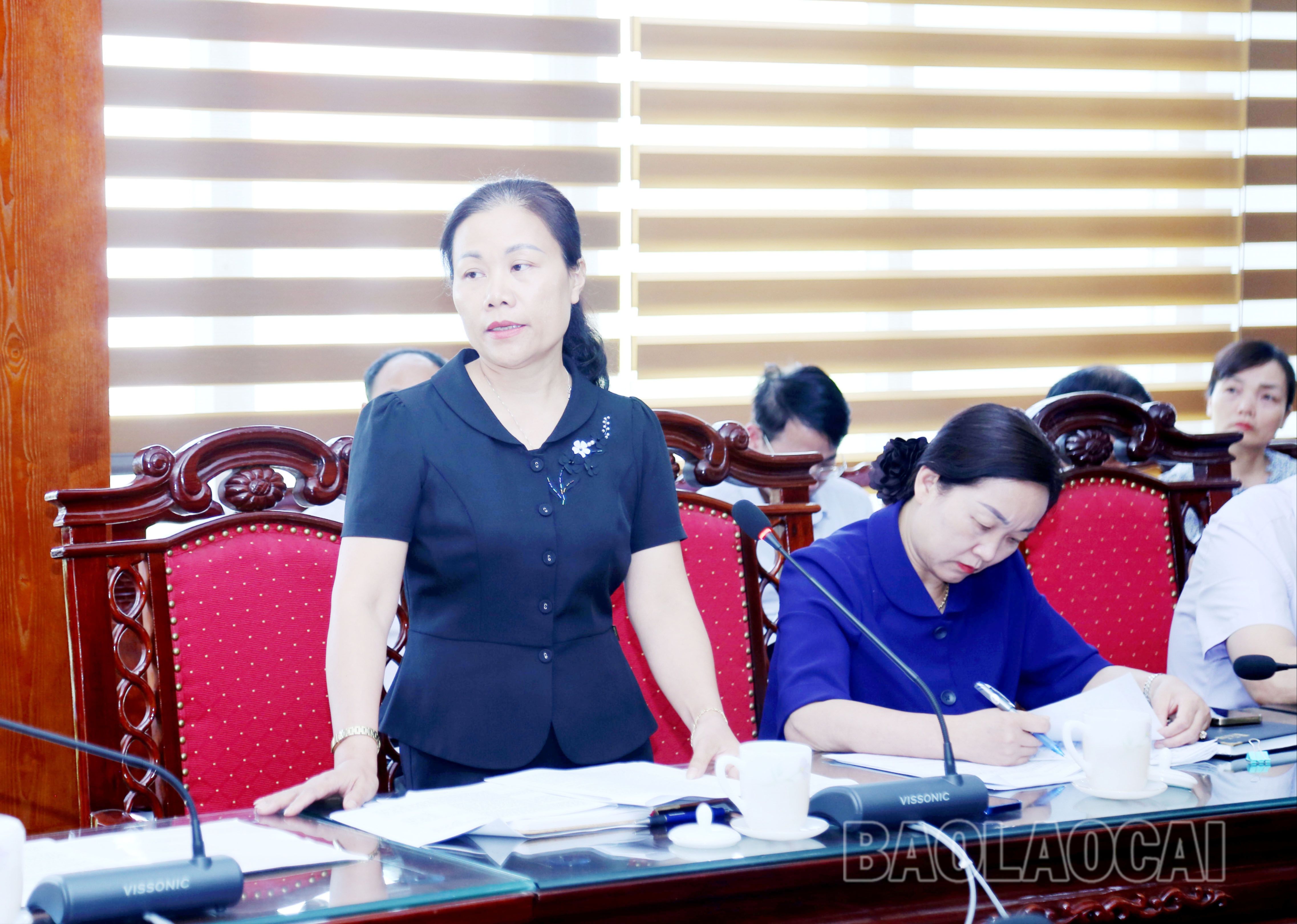 Đại biểu Ban Kinh tế - Ngân sách HĐND tỉnh phát biểu. IMG_9449.JPG