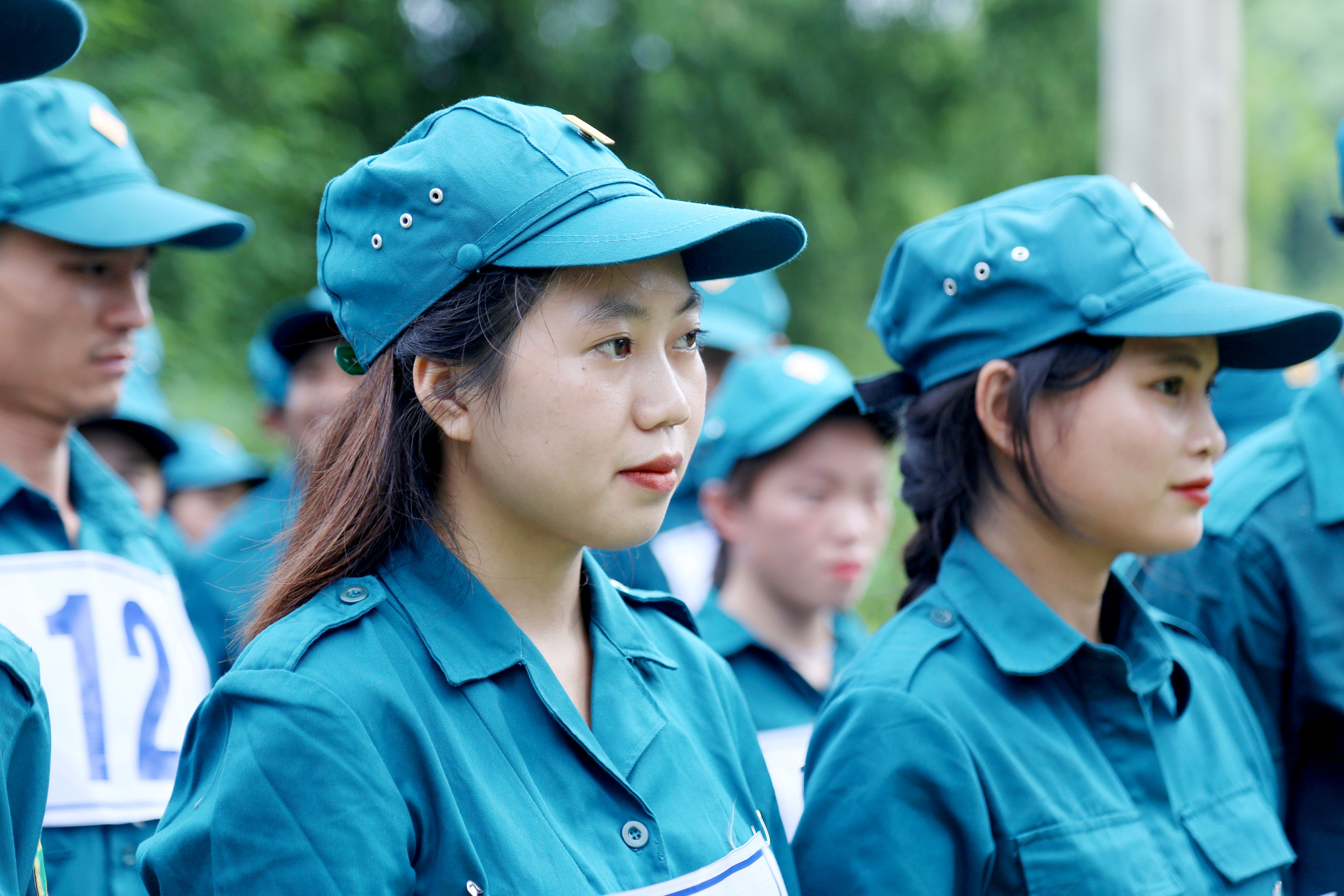 Nữ chiến sĩ dân quân tự vệ trong hội thao toàn tỉnh. IMG_9695.JPG